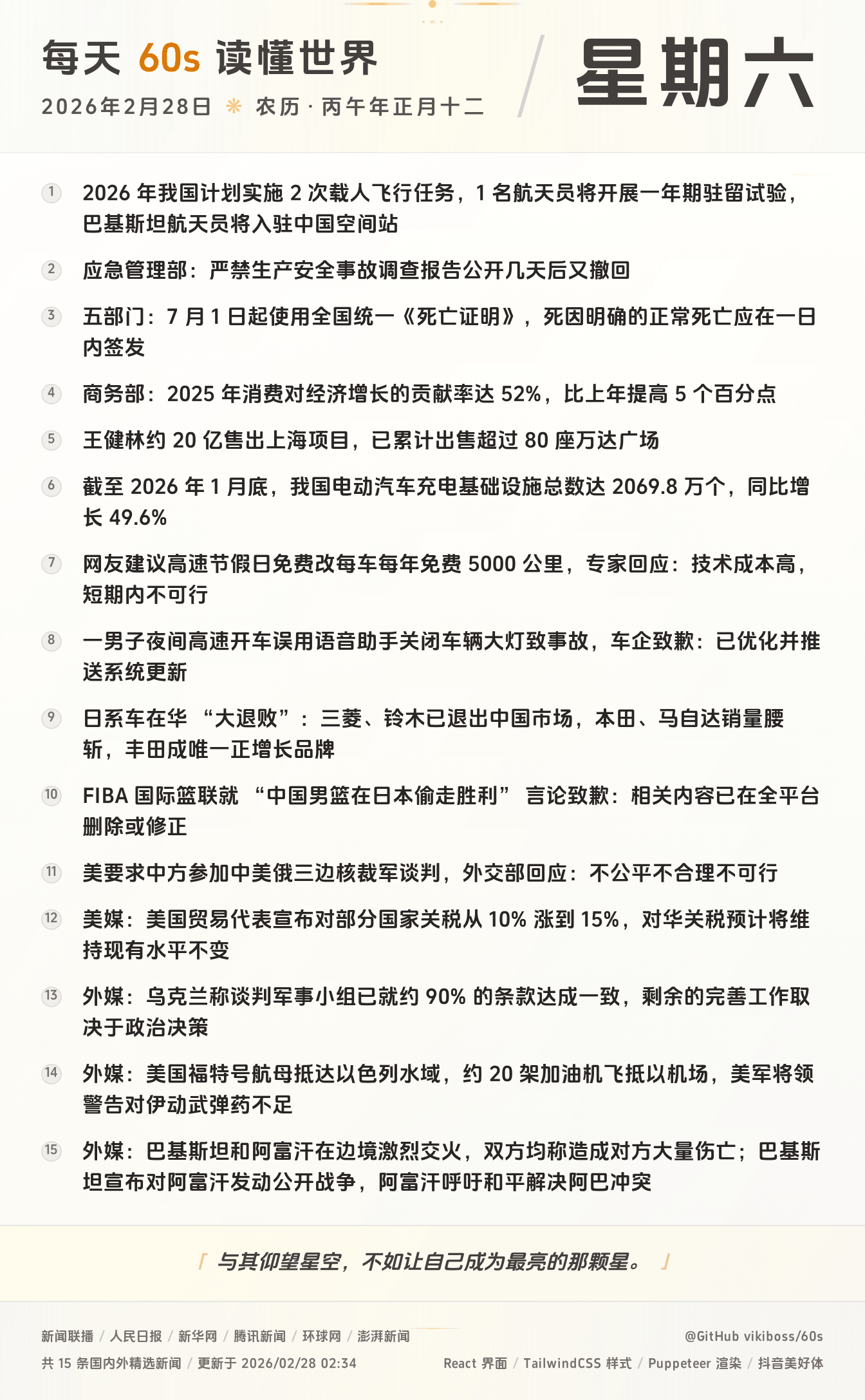 2026年02月28日新闻快讯-九零社区